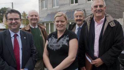 Welsh Housing Minister visits Dolwyddelan Affordable Housing Scheme