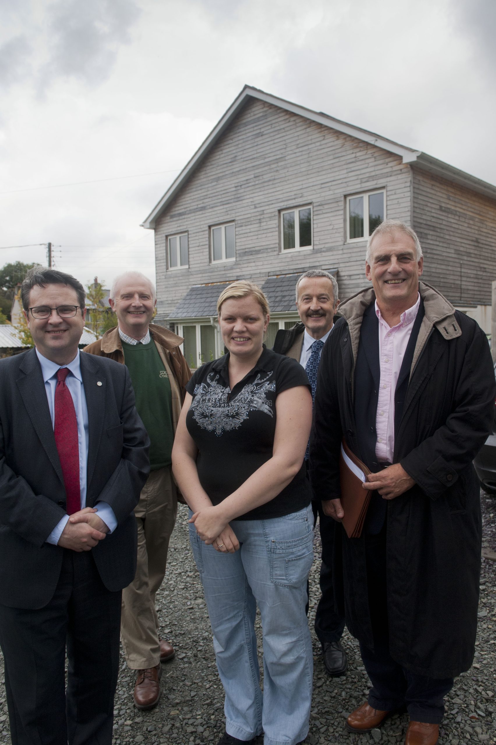Welsh Housing Minister visits Dolwyddelan Affordable Housing Scheme