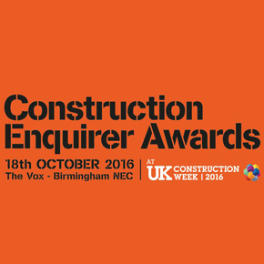 Shortlisted for Construction Enquirer Award