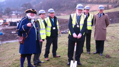 Cutting of the Turf at New Print Works Site